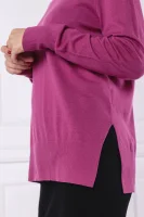 Блуза с поло яка | Regular Fit Calvin Klein фуксия