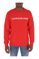 Суитчър/блуза INSTITUTIONAL LOGO | Regular Fit CALVIN KLEIN JEANS червен