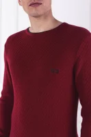 Пуловер Ridney | Slim Fit BOSS GREEN бордо
