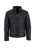 Leather jacket Trussardi черен