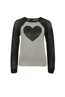Sweater Love Moschino сив