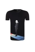 Тениска | Slim Fit Lagerfeld черен