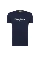 Тениска EGGO | Regular Fit Pepe Jeans London тъмносин