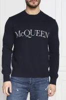 Пуловер | Regular Fit Alexander McQueen тъмносин