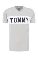 Тениска TJM PANEL LOGO | Regular Fit Tommy Jeans пепеляв