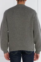 Вълнен пуловер | Comfort fit Kenzo сив