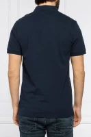 Поло/тениска с яка Passenger | Slim Fit | pique BOSS ORANGE тъмносин