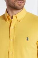 Риза | Regular Fit | pique POLO RALPH LAUREN жълт