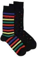 Чорапи 3-pack FANTASIA Emporio Armani черен