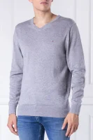 Пуловер | Regular Fit Tommy Hilfiger сив