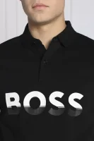 Поло/тениска с яка Pavel | Regular Fit BOSS GREEN черен