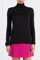 Блуза с поло яка | Slim Fit MAX&Co. черен