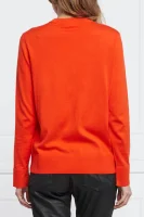 Пуловер C_Fibinna | Relaxed fit | с добавка коприна BOSS BLACK оранжев