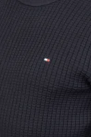 Пуловер GRID | Slim Fit Tommy Hilfiger тъмносин