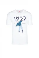 T-shirt Lacoste кремав