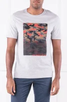 Тениска Camouflage | Regular Fit Michael Kors сив