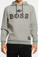 Суитчър/блуза Bounce2_2 BOSS x NBA | Classic fit BOSS ORANGE сив