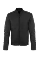 Leather jacket Macer CALVIN KLEIN JEANS черен