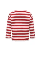 Bluza Stripe | Regular Fit Hilfiger Denim червен