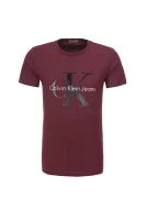 Mid T-shirt CALVIN KLEIN JEANS бордо