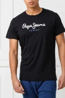 Тениска EGGO | Regular Fit Pepe Jeans London черен