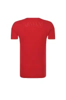 Тениска | Slim Fit Emporio Armani червен