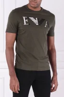 Тениска | Regular Fit Emporio Armani маслинен