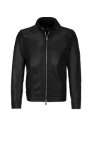 Nortilo Leather Jacket BOSS BLACK черен