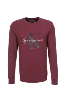 Logo sweatshirt CALVIN KLEIN JEANS бордо