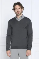 вълнен пуловер | slim fit Stenströms сив
