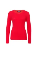 Sweater Erca Mini Cable Tommy Hilfiger червен