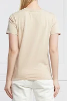 Тениска SHINE | Regular Fit Calvin Klein бежов
