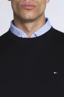 Пуловер Core | Regular Fit | с добавка коприна Tommy Hilfiger тъмносин