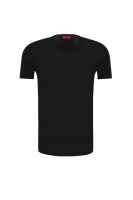 T-shirt Divo HUGO черен