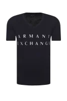 Тениска | Slim Fit Armani Exchange тъмносин