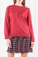 Пуловер Calanthe | Regular Fit | с добавка кашмир Pinko червен
