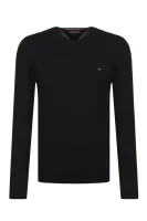 Пуловер Core | Regular Fit | с добавка коприна Tommy Hilfiger черен