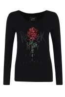 Блуза HANIKA M/L ROSE ROCK | Slim Fit Gas черен