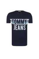 Тениска COLORBLOCK | Regular Fit Tommy Jeans тъмносин