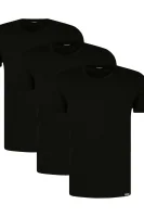 Тениска 3-pack | Regular Fit Dsquared2 черен