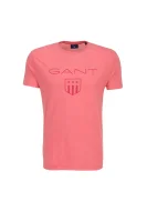 Tonal Gant Shield T-shirt Gant розов