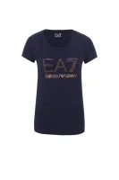 T-shirt EA7 тъмносин