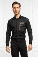 Риза | Regular Fit Les Hommes черен