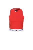 Tommy Jeans 90s Top Hilfiger Denim червен