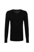 Пуловер Baram-L | Regular Fit BOSS BLACK черен