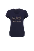 T-shirt EA7 тъмносин