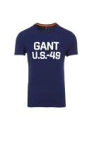 YC. US-49 T-shirt Gant тъмносин