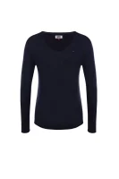 Пуловер TJW | Regular Fit | с добавка вълна Tommy Jeans тъмносин