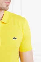 Поло/тениска с яка | Slim Fit | pique Lacoste жълт