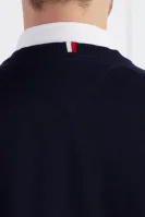 Пуловер 1997 V NECK SWEATER | Regular Fit Tommy Hilfiger тъмносин